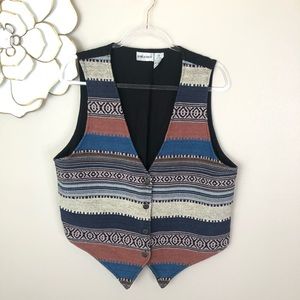 Vintage boho western Jane Ashley women’s vest